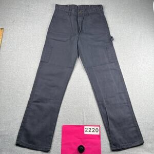 Bulwark FR Pants Navy Blue Canvas Carpenter Mens 34x34 Fire Retardant